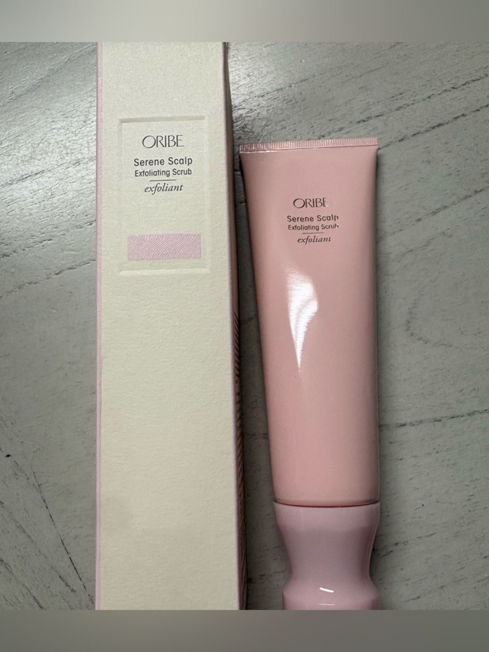 Oribe Serene Scalp Exfoliating Scrub - Pink Tube